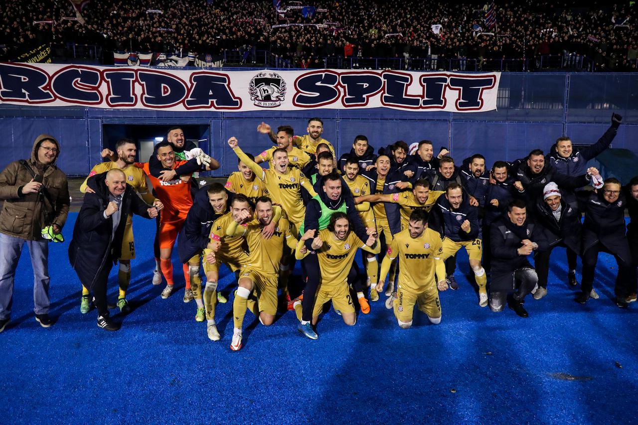 Zagreb: Utakmica četvrfinala kupa između Lokomotive i Hajduka