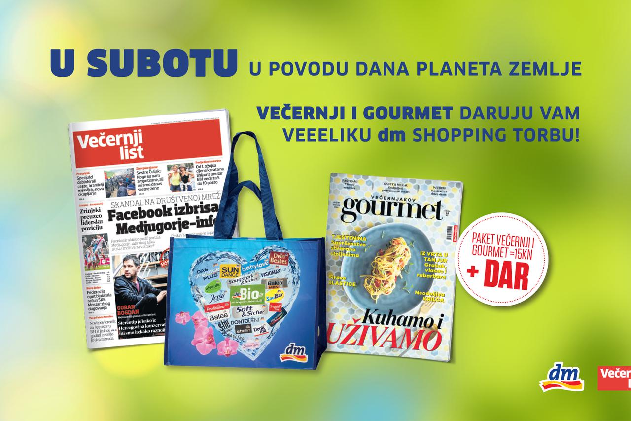 Večernji list i Gourmet daruju vam torbu za kupnju!