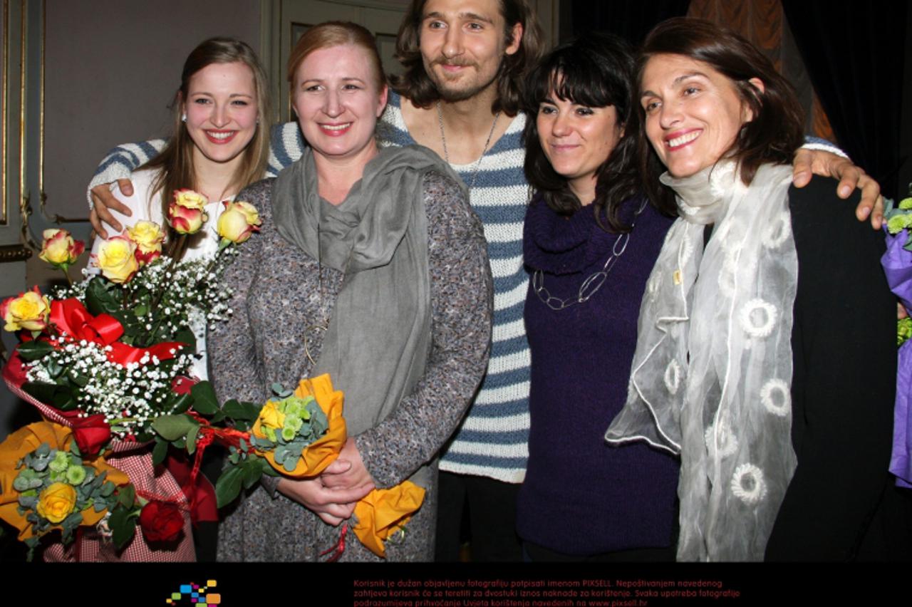 '05.12.2012., Split - U HNK Split odrzana je premijera predstave Djevojcice ne bi trebale igrati nogomet. Photo: Ivana Ivanovic/PIXSELL'