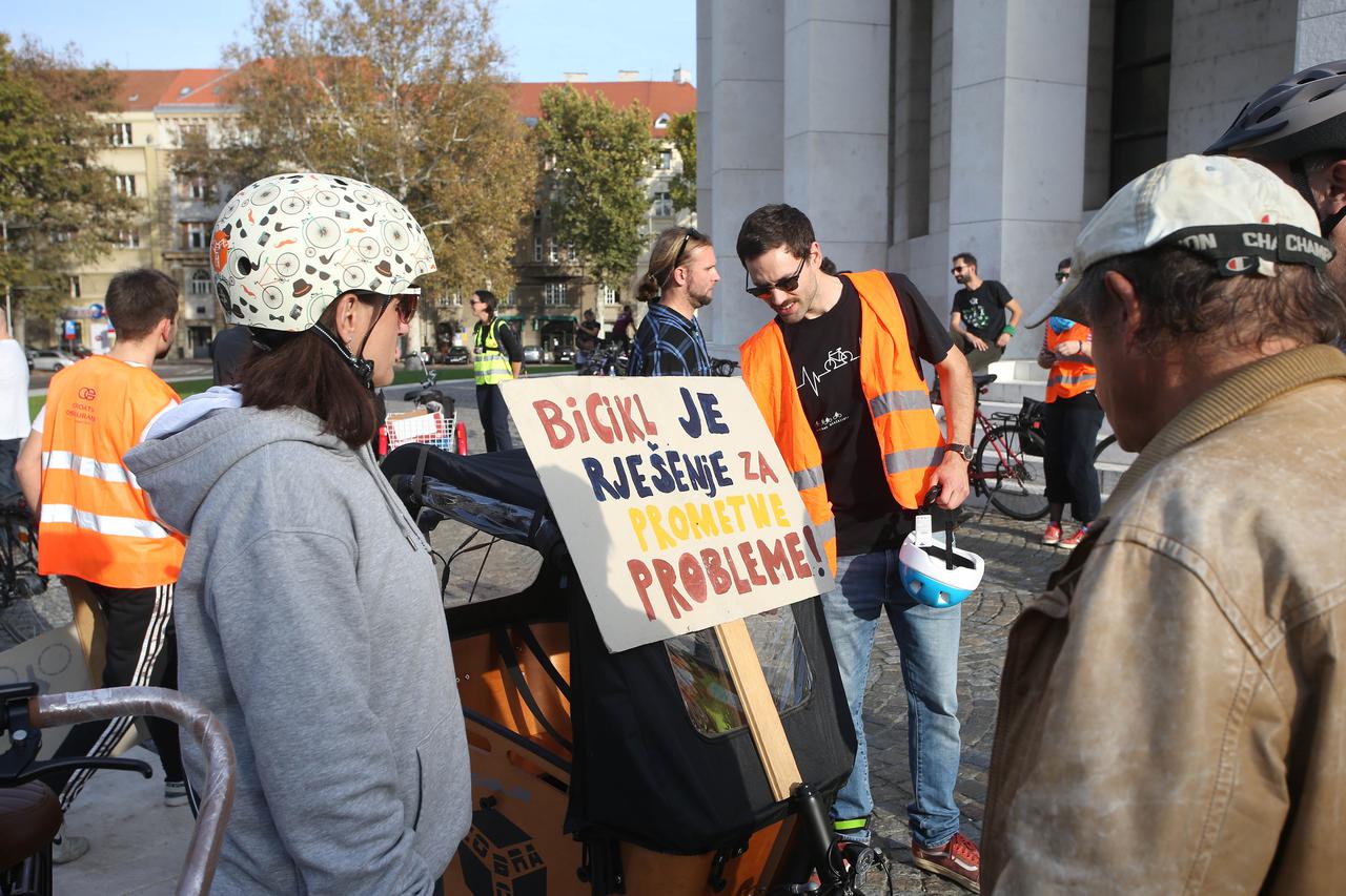 Sindikat biciklista poziva na masovnu vožnju širim centrom Zagreba