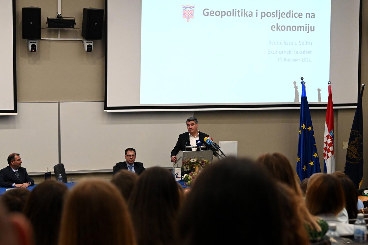 Zoran Milanović na Ekonomskom fakultetu u Splitu