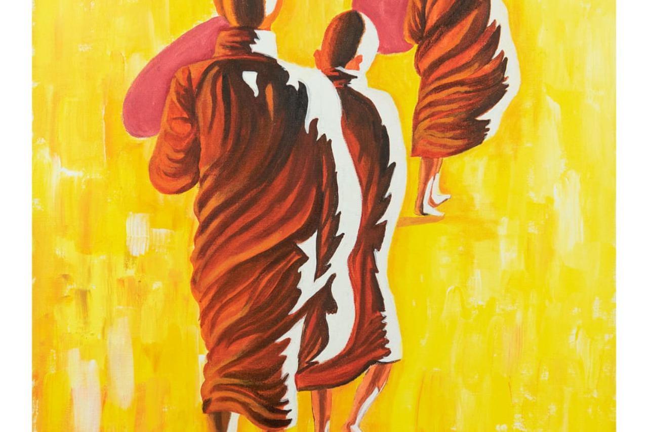 izložba slika "Contemplation" indijske umjetnice Ananye Bagchi