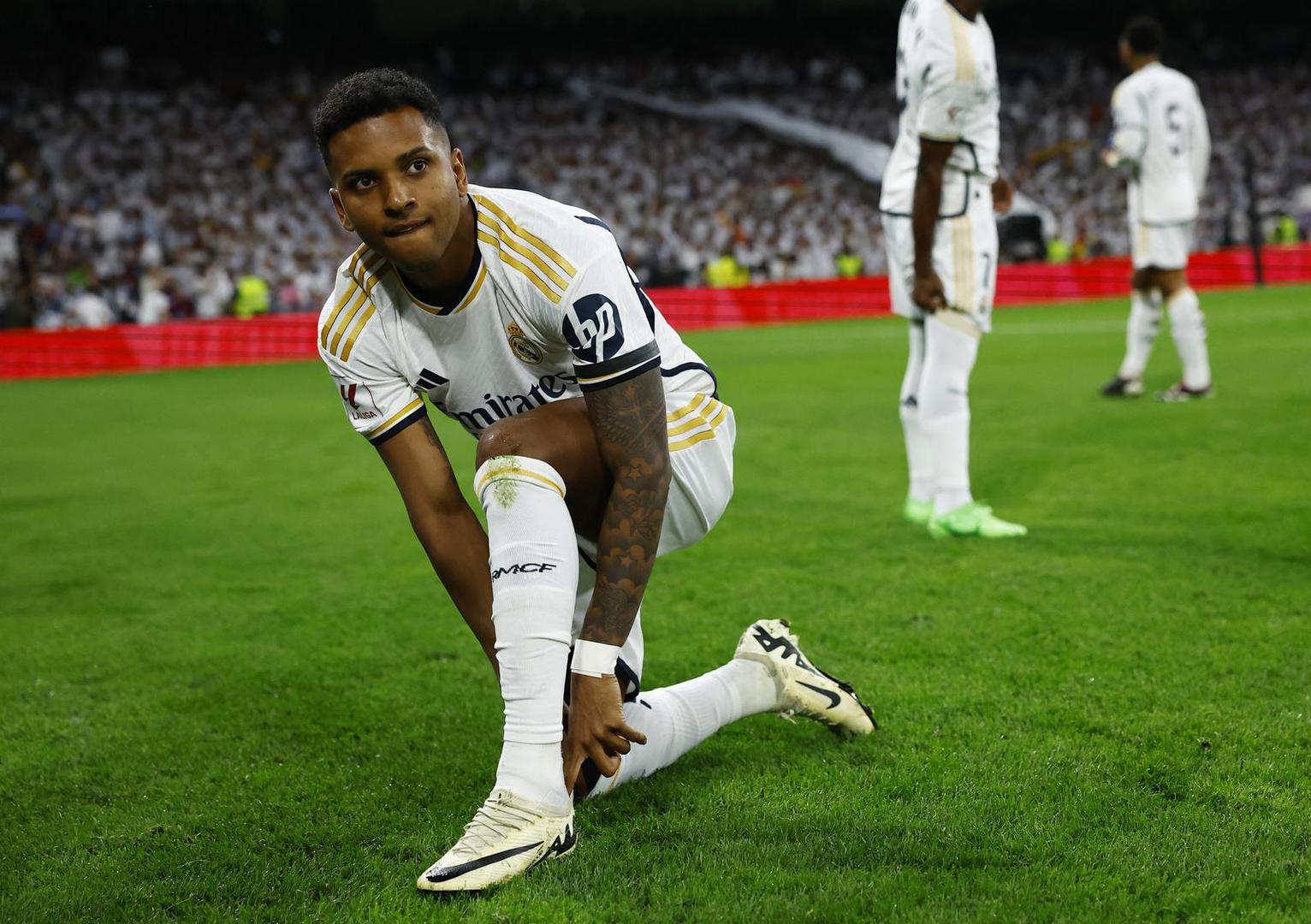 4. Rodrygo Goes, uvijek pouzdani dio Realovog sjajnog napada čija se vrijednost procijenjuje na 220 milijuna.