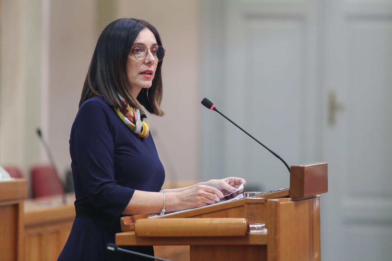 Rasprava o opozivu Blaženke Divjak u Saboru