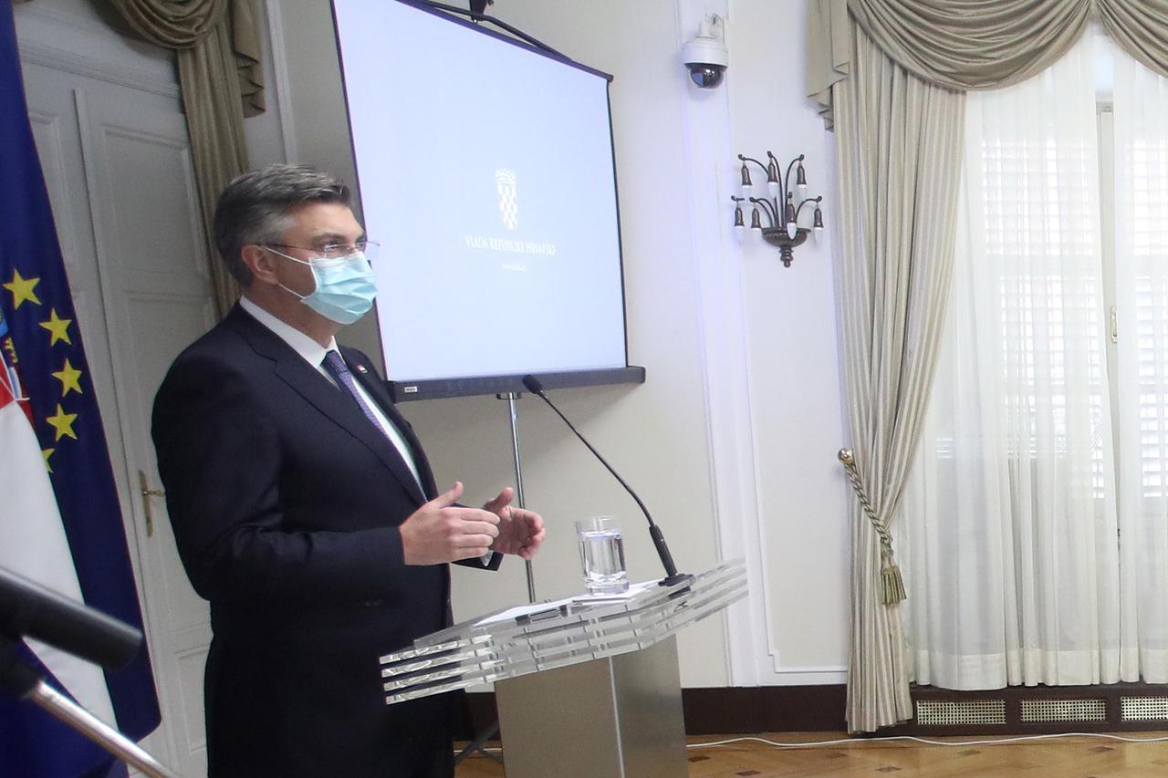 Premijer Plenković o gospodarskim mjerama Vlade zbog koronavirusa