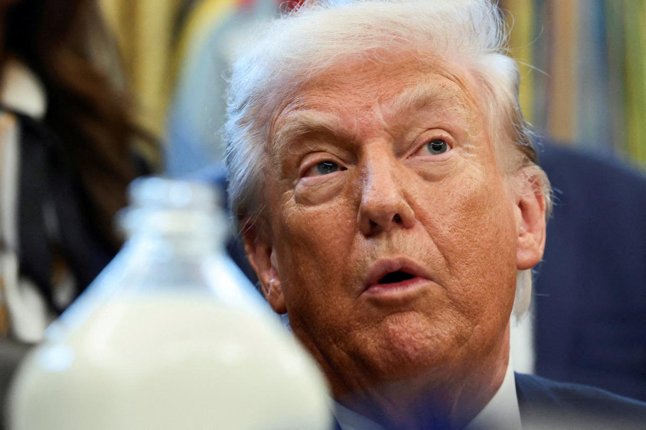 FILE PHOTO: U.S. President Donald Trump participates in a signing ceremony at the White House in Washington