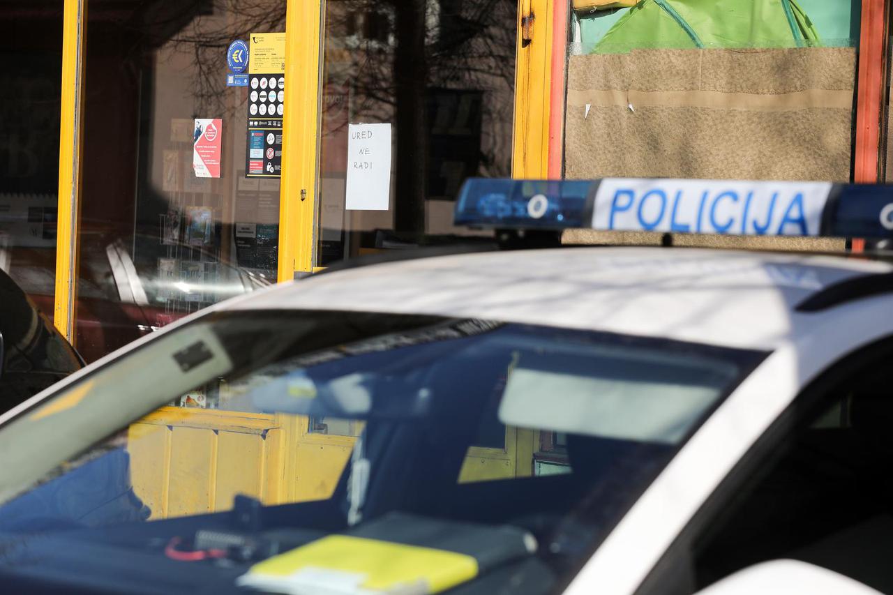 Zagreb: Nepoznati počinitelj opljačkao poslovnicu pošte u Botincu