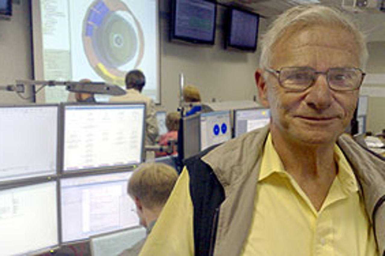 Dr. Guy Paić u kontrolnoj sobi detektora ALICE u CERN-u