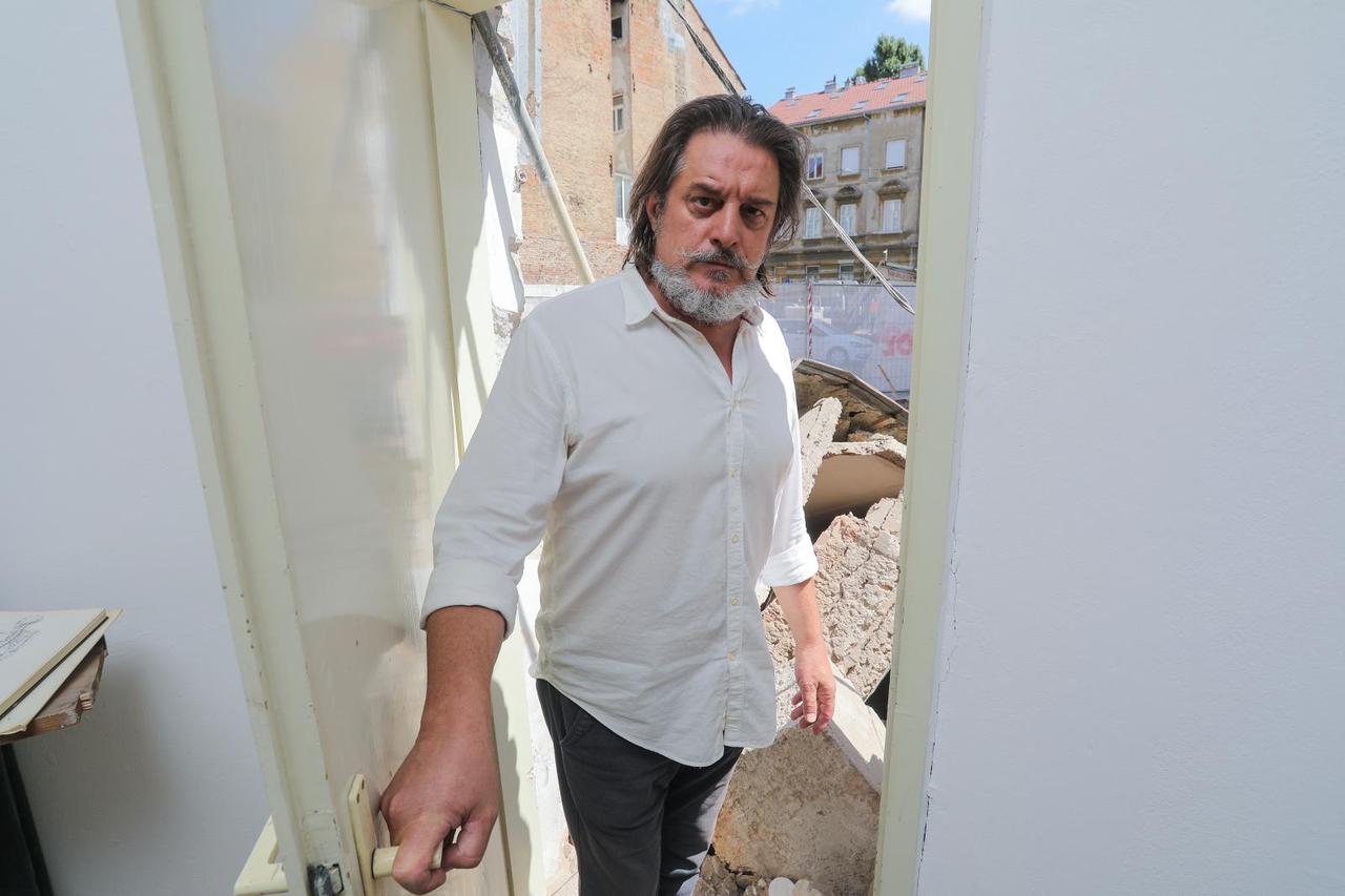U Medulićevoj ulici urušio se dio zgrade