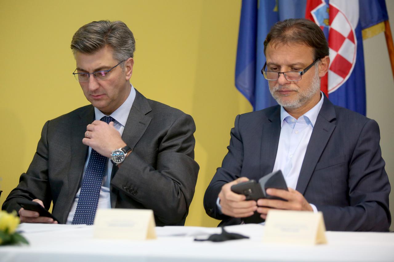 Andrej Plenković i Gordan Jandroković