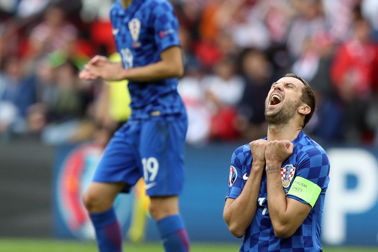 12.06.2016., stadion Park princeva, Pariz, Francuska - UEFA EURO 2016., 1. kolo, skupina D, Turska - Hrvatska. Darijo Srna.  Photo: Goran Stanzl/PIXSELL