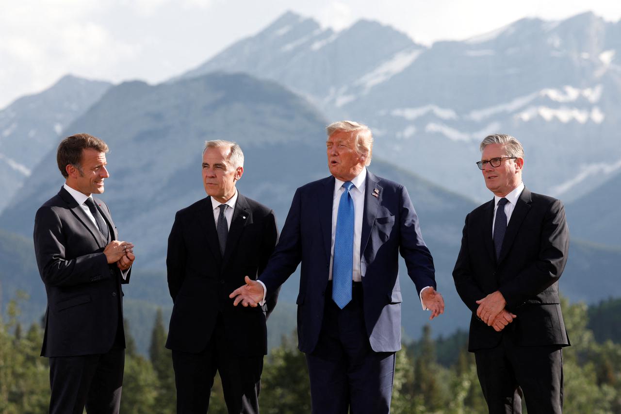 Trump Macron