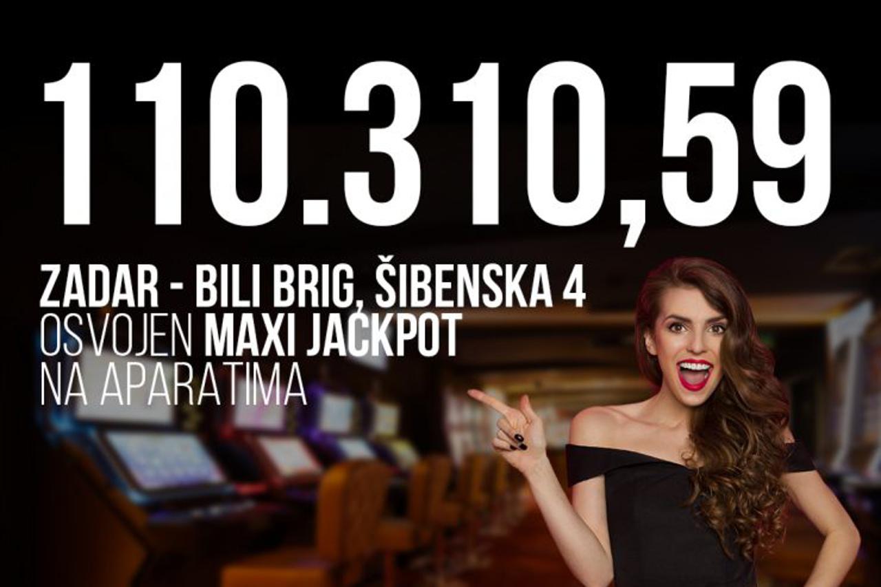 Sretnik u Zadru osvojio Maxi jackpot od 111.000 kuna!