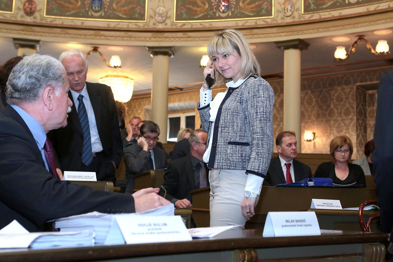 15.04.2014., Zagreb - U gradskoj vijecnici nastavljena je 12. sjednica Gradske skupstine. Photo: Patrik Macek/PIXSELL