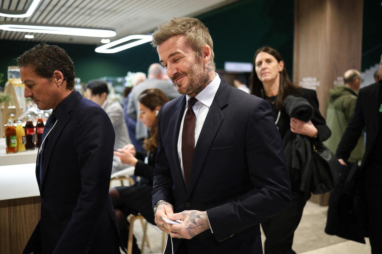 David Beckham At World Economic Forum Annual Meeting - Davos