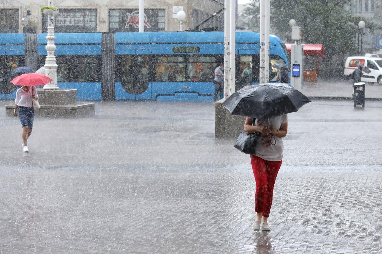 Jutarnji pljusak konačno rashladio Zagreb