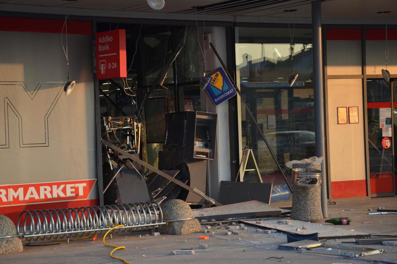 Eksplozija bankomata u Poreču