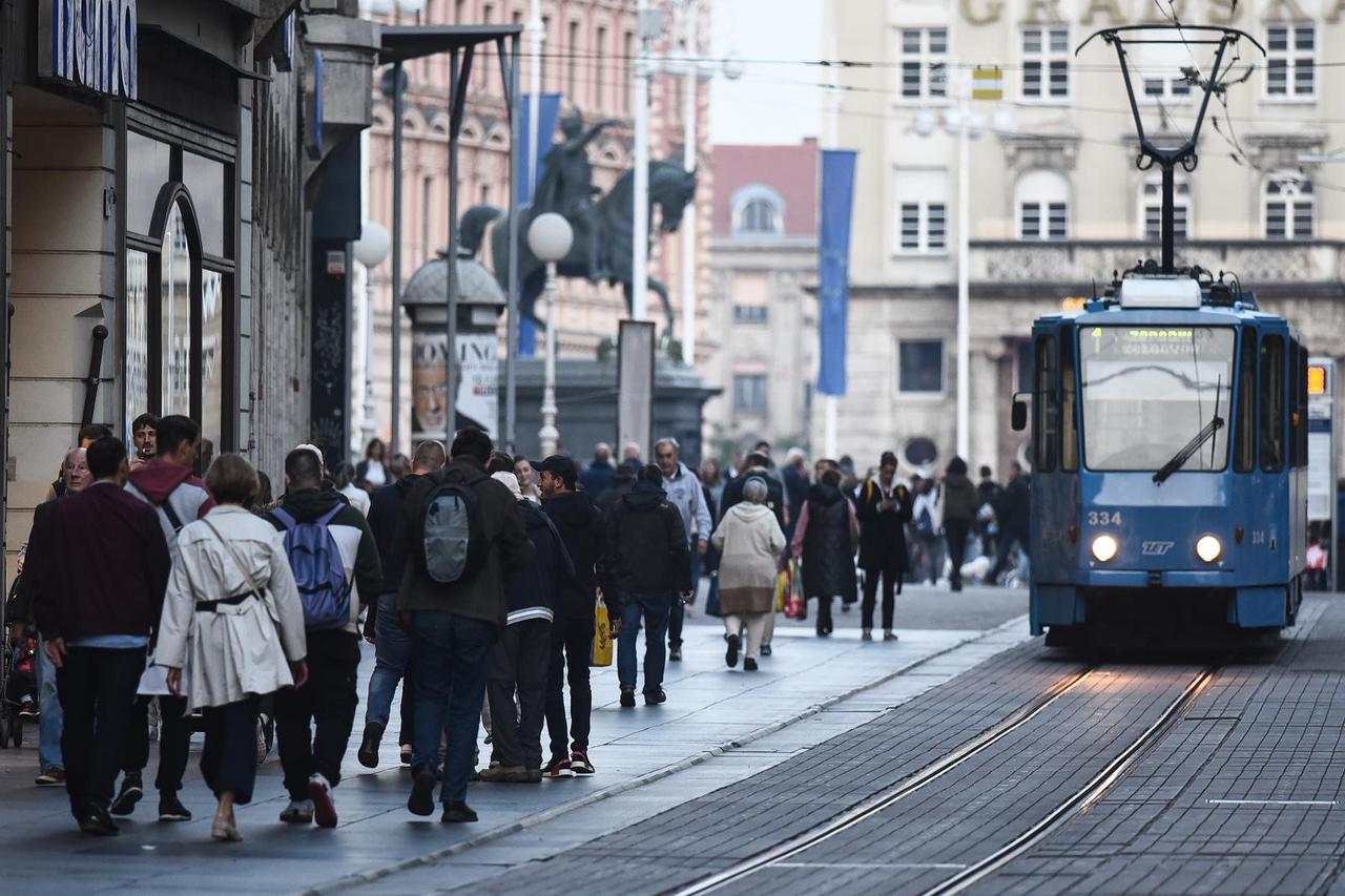 Poslijepodne u centru Zagreba
