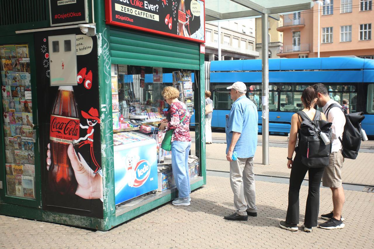 Zagreb: Kiosk na Trgu bana Josipa Jelačića otvoren je za građane