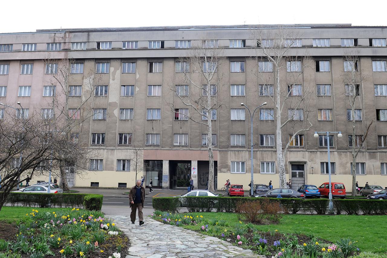 31.03.2010.,Zagreb -  Trg zrtava fasizma 11,  Studentski centar, Sveucilista u Zagrebu, studentski dom Ivan Mestrovic bivsi Mosa Pijade. Photo: Anto Magzan/PIXSELL