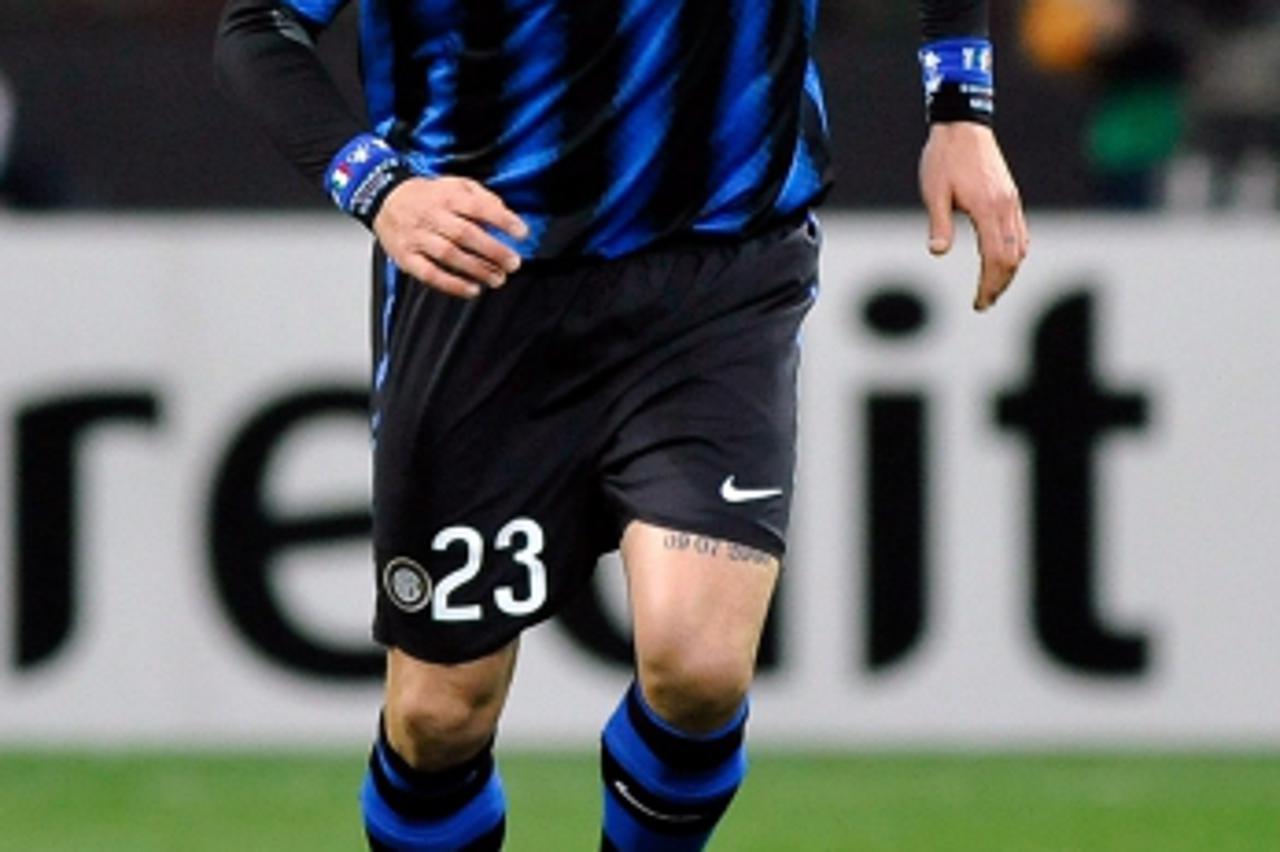 '24.11.2010, Giuseppe Meazza Stadion, Mailand, ITA, UEFA CL, Inter Mailand vs Twente Enschede, im Bild Marco Materazzi (Inter) Inter Twente 1-0 - UEFA Champions League 2010-2011 Stadio Giuseppe Meazza