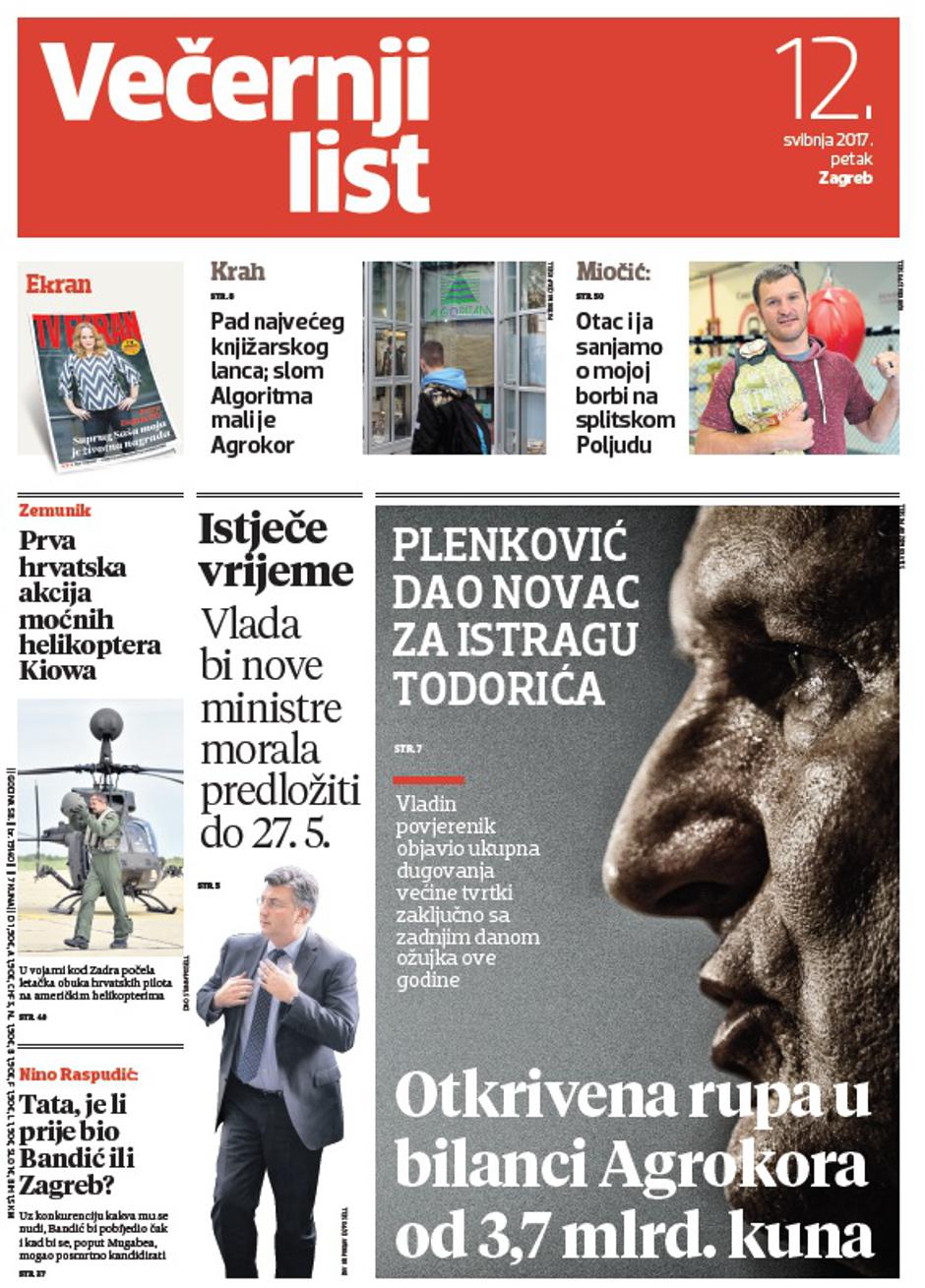 Naslovnica 12.5.2017.