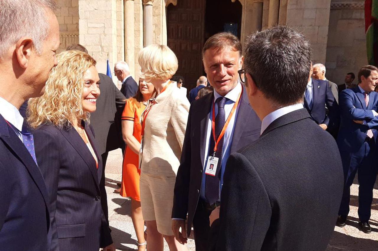 Predsjednik Sabora Gordan Jandroković na konferenciji u Leonu