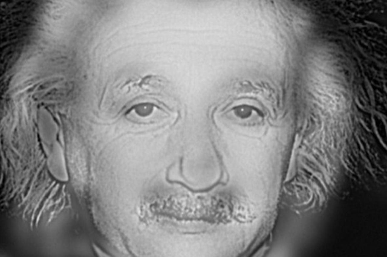 optička iluzija,Albert Einstein