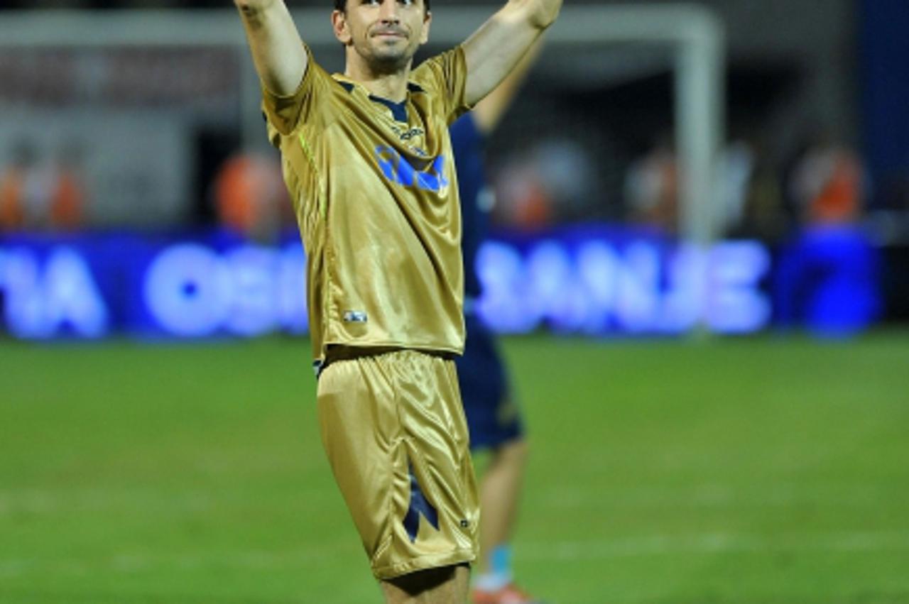 'sport......zagreb.....20.08.2009.   stadion maksimir - 4 pretkolo europske lige, prva utakmica, nk dinamo - hearts / tomislav butina     Photo: Marko Lukunic/Vecernji list'