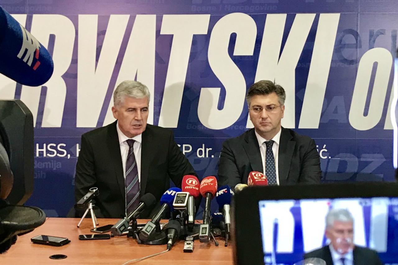 Dragan Čović i Andrej Plenković