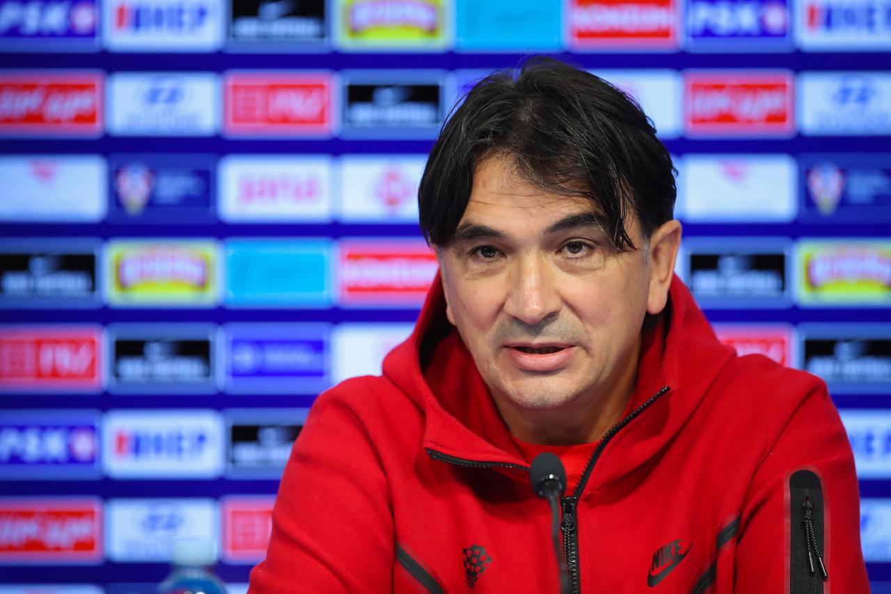 Zagreb: Zlatko Dalić i Lovro Majer na konferenciji za medije uoči utakmice protiv Armenije