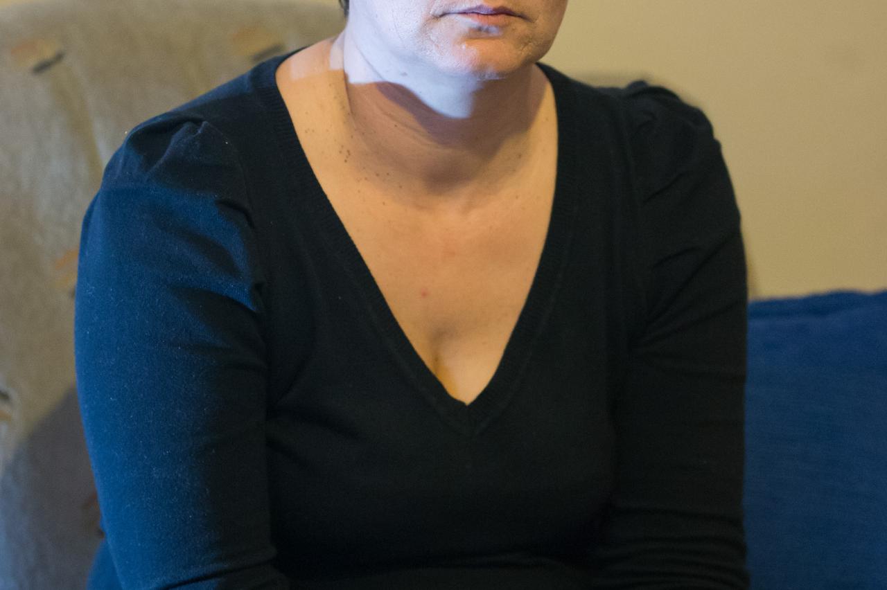 19.12.2014., Zvekovica, Konavle - Ivanka Marin, majka i obitelj poginulog Gabrijela 