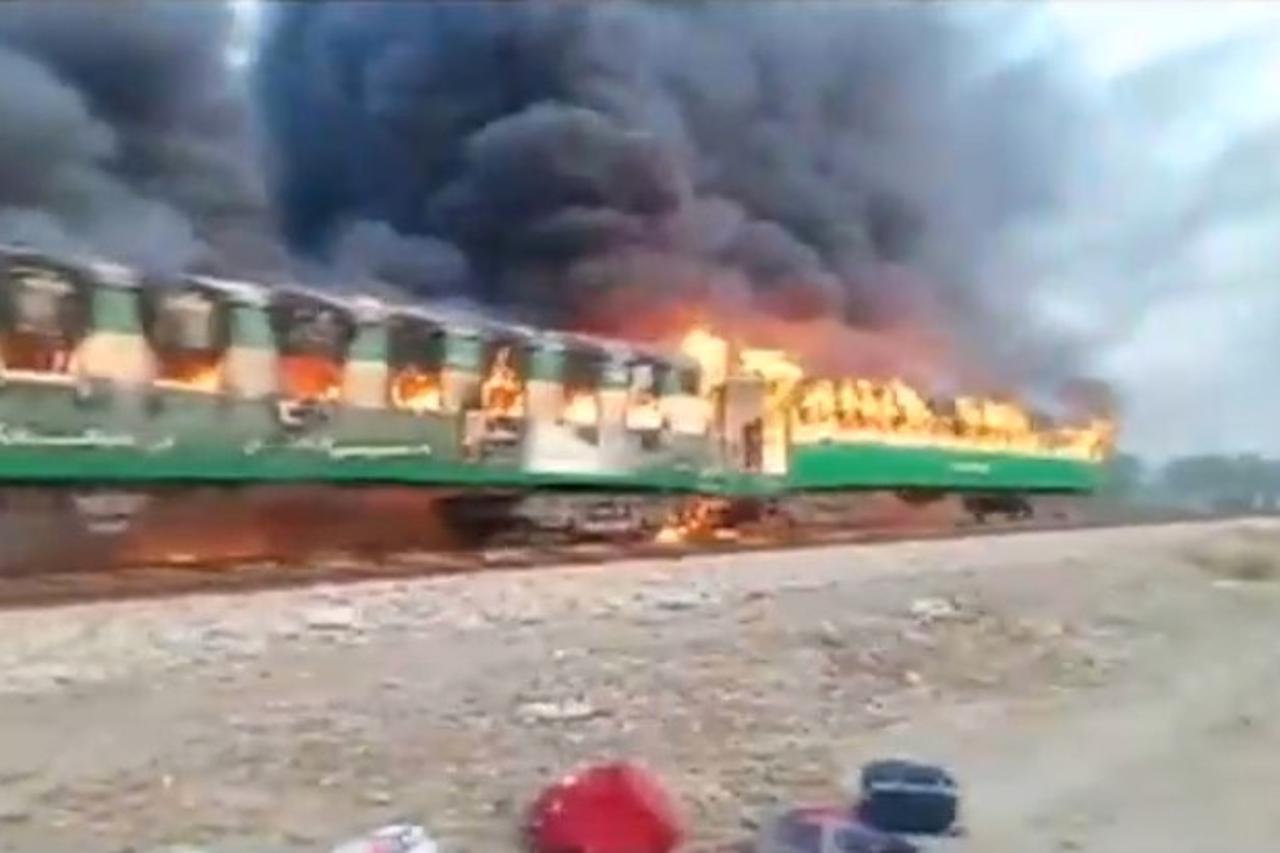 gorio vlak u Pakistanu