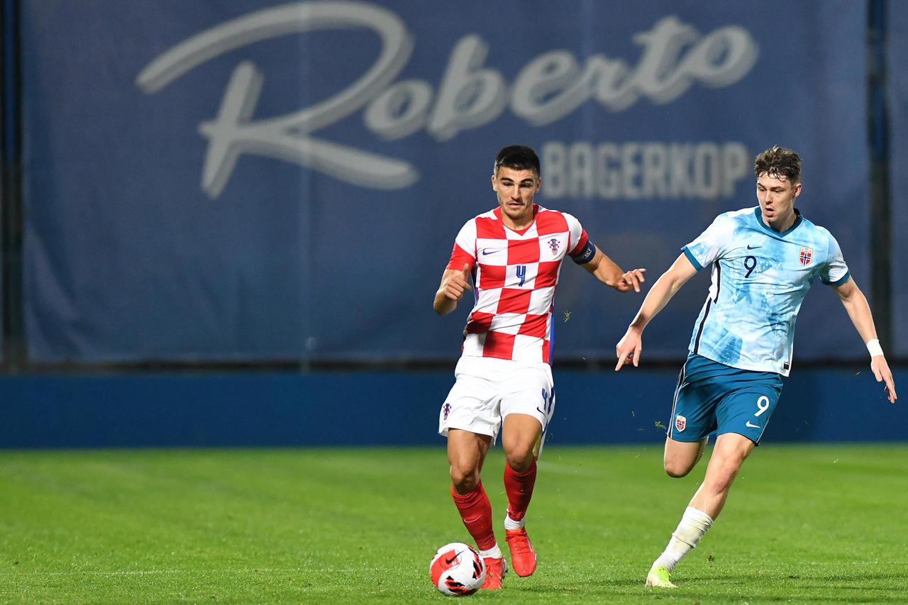 Hrvatska U21 reprezentacija u Varaždinu u kvalifikacijama za EP igra protiv Norveške