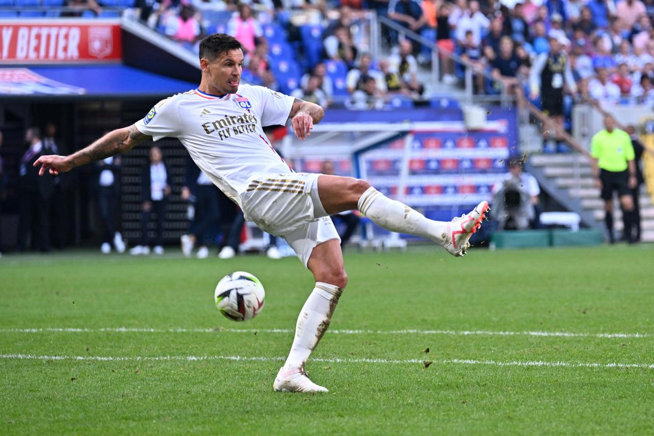 Match de Ligue 1 Uber Eats "Lyon - Lorient (3-3)" au Groupama Stadium