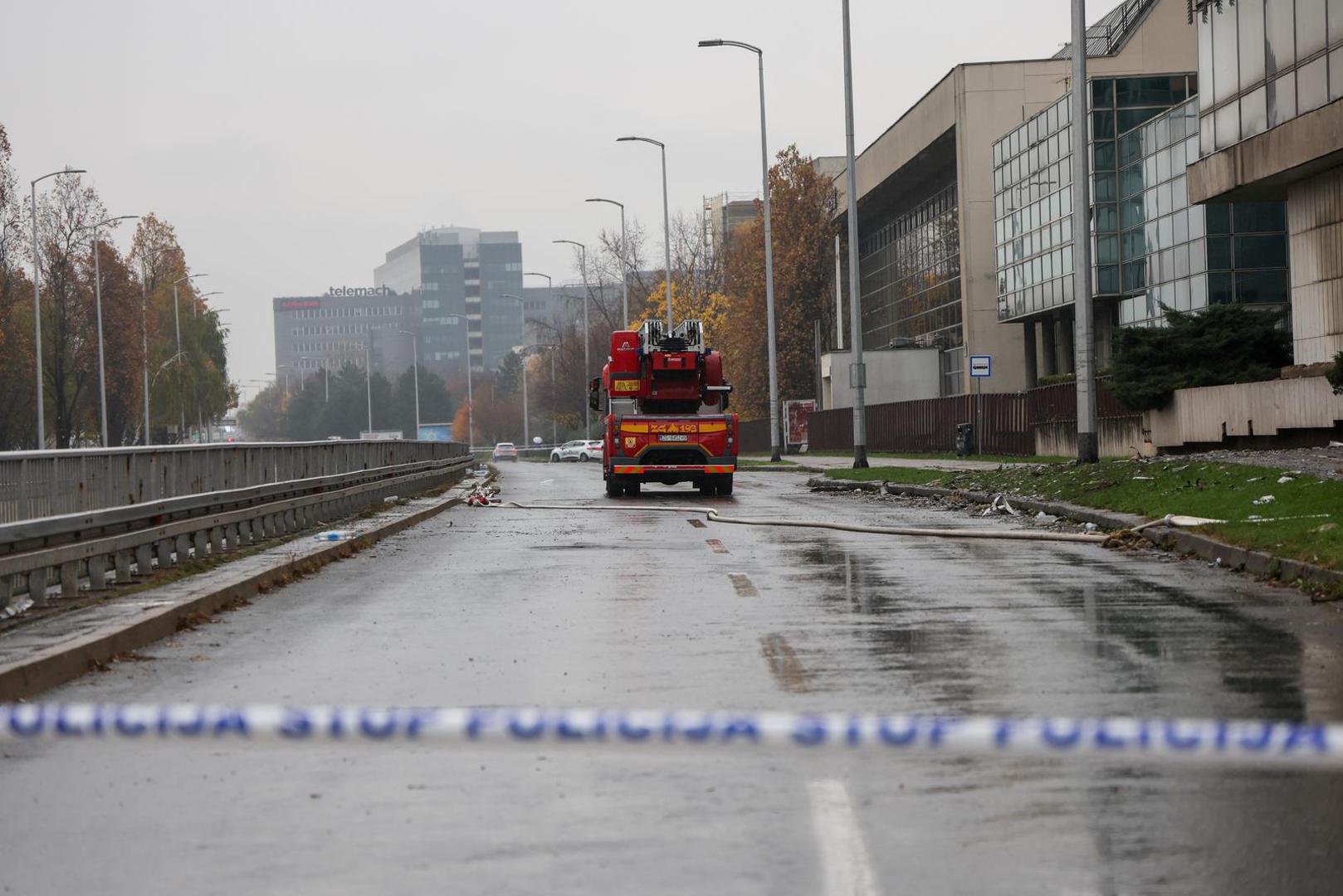 20.11.2025., Zagreb - Vjesnikov neboder dva dana nakon pozara. Photo: Igor Kralj/PIXSELL