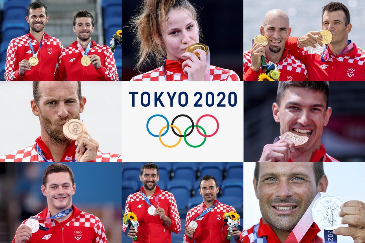 Tokio: Hrvatska osvojila osam medalja na OI Tokio 2020