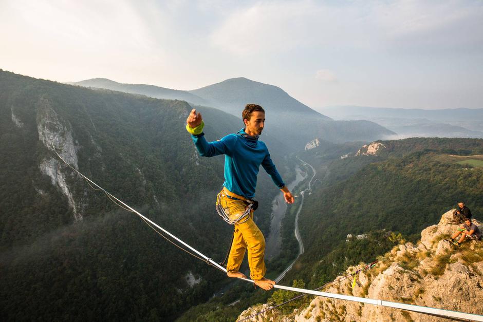 Julian Mittermaier  prohodao 413 metara na užetu preko kanjona Tijesno u BiH