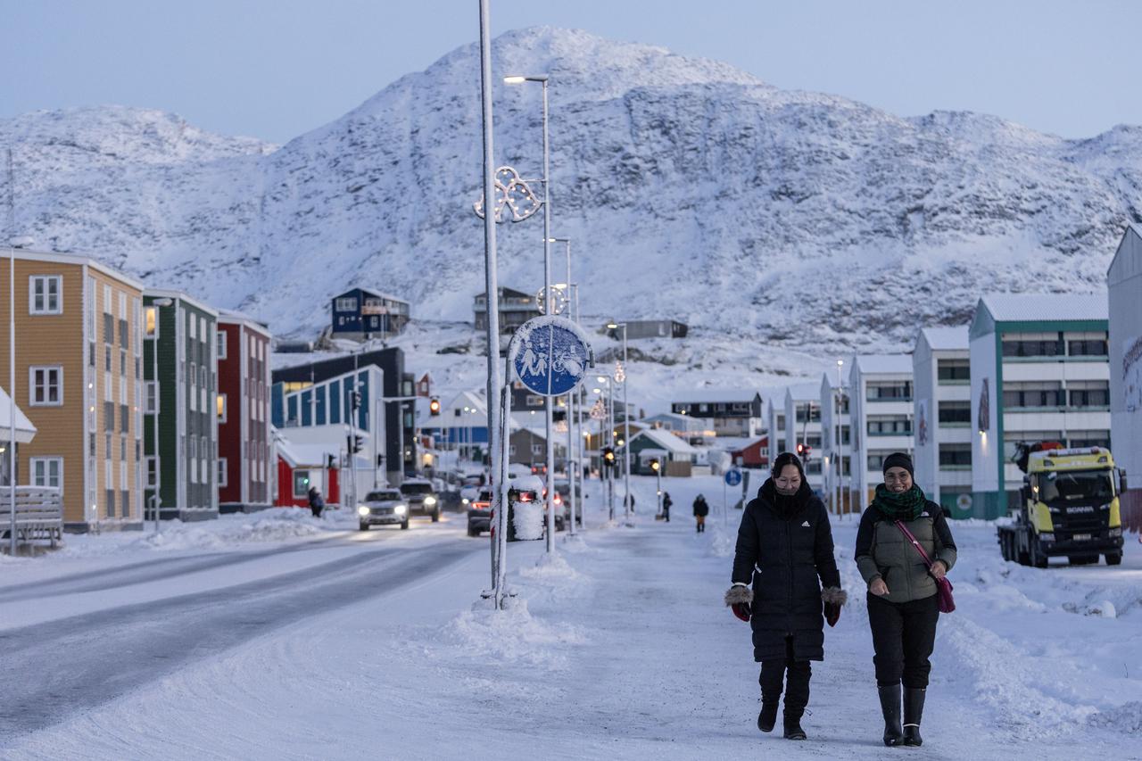 General views around Nuuk, the capital of Greenland. 