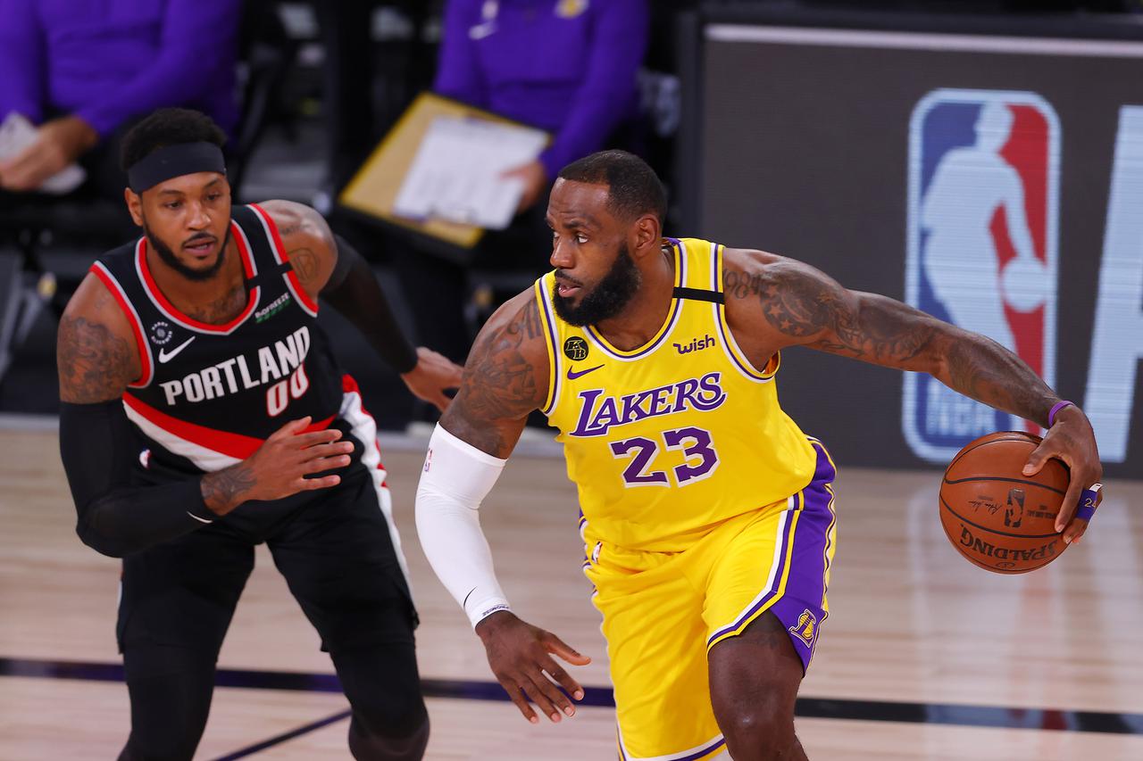 NBA: Playoffs-Portland Trail Blazers at Los Angeles Lakers