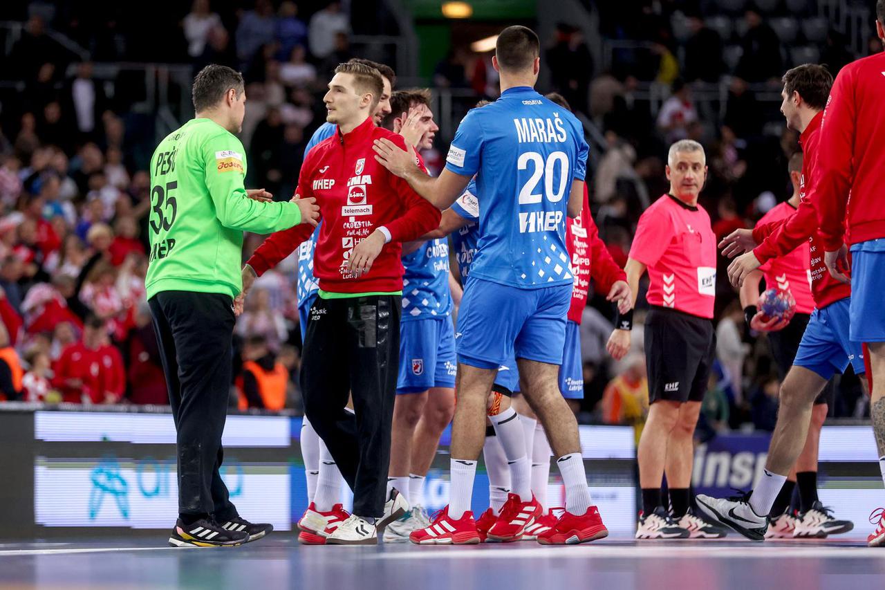 Zagreb: Prijateljska rukometna utakmica između Hrvatske i Slovenije