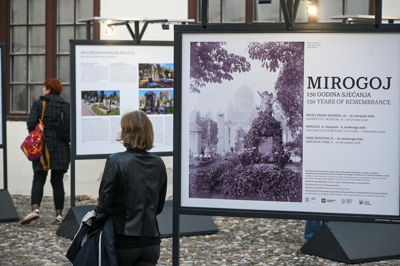 Zagreb: Svečano otvorenje izložbe „Mirogoj: 150 godina sjećanja”