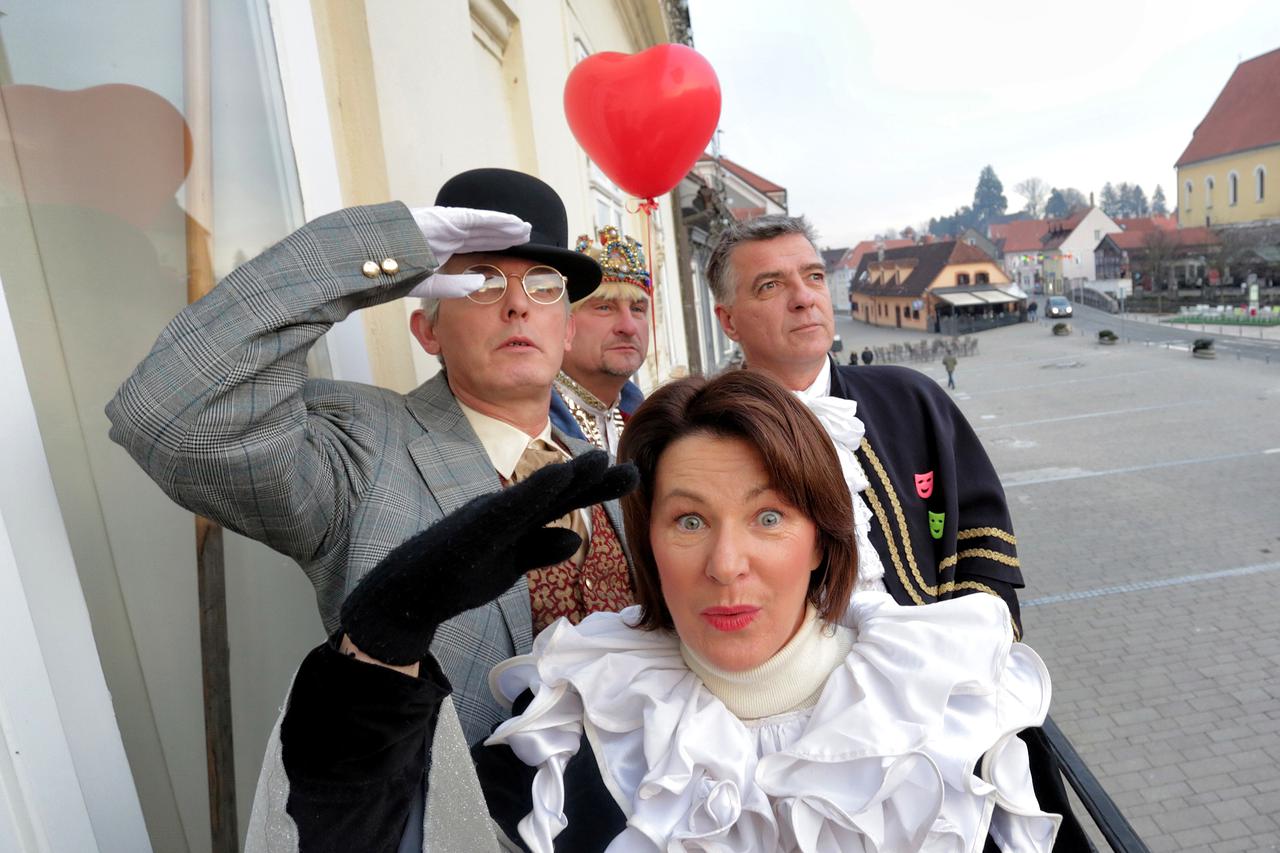 20.01.2016., Samobor - Sraka, Princ, Sudec i Fiskal pripremaju se za preuzimanje vlasti grada Samobora. Photo: Borna Filic/PIXSELL