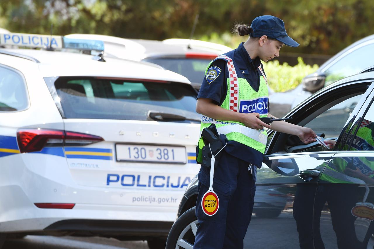 Šibenik: Kontrole prometne policije na gradskim ulicama