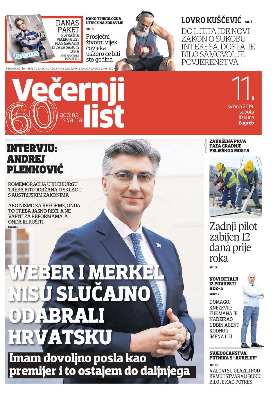 Naslovnica 11.05.2019.