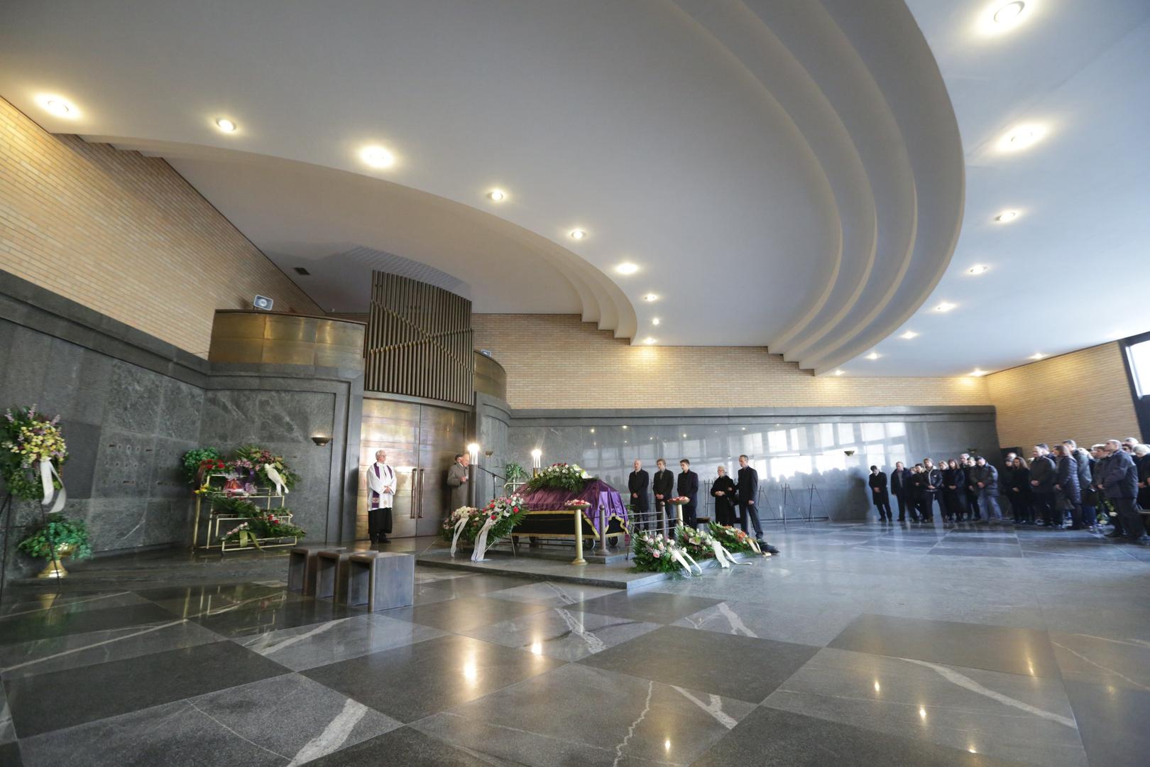 Posljednji ispračaj glumice Maje Petrin Šalinović.