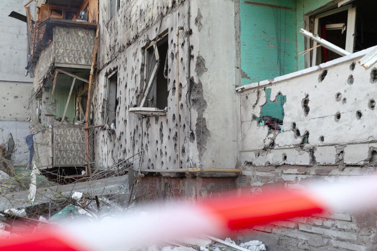 Aftermath of Russian overnight attack in Kyiv’s Podilskyi District - Ukraine
