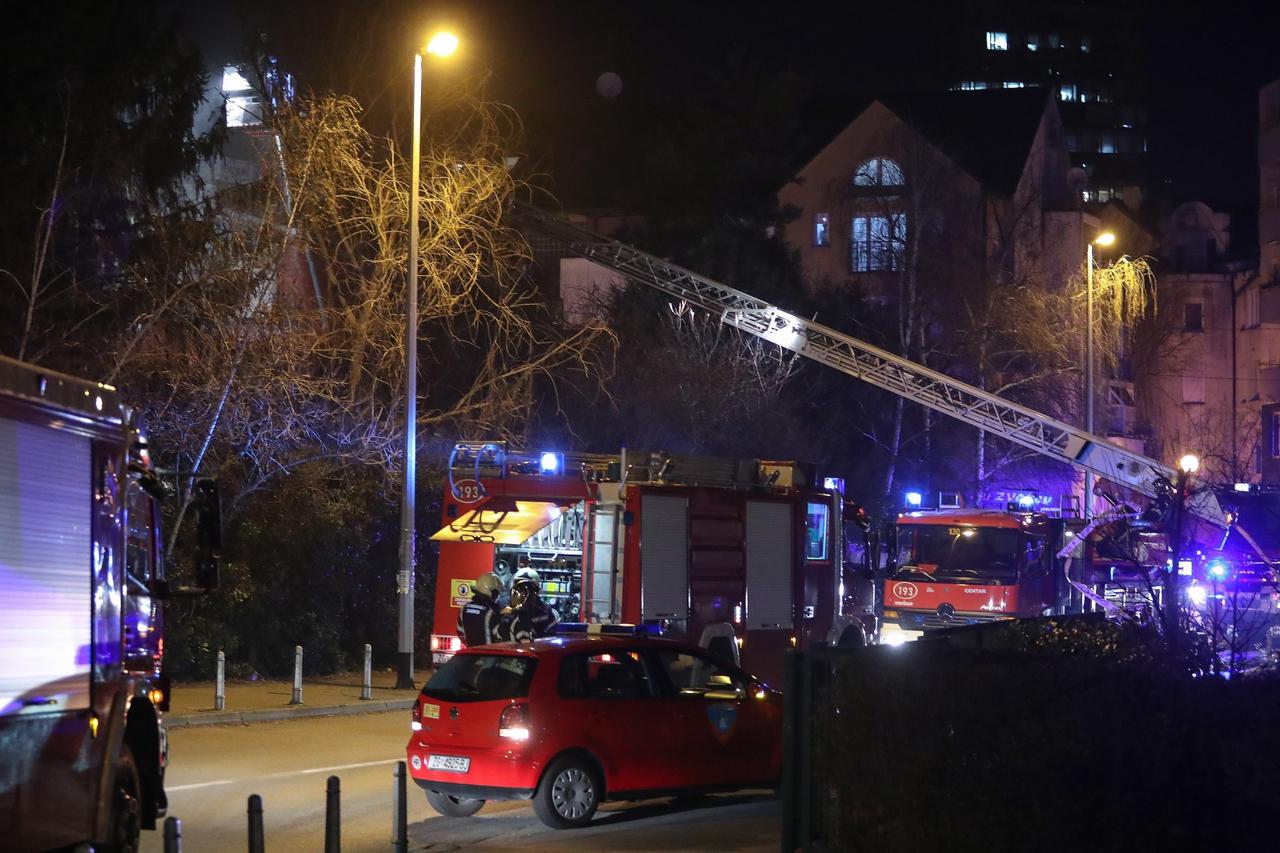 Požar u restoranu na Vrbiku