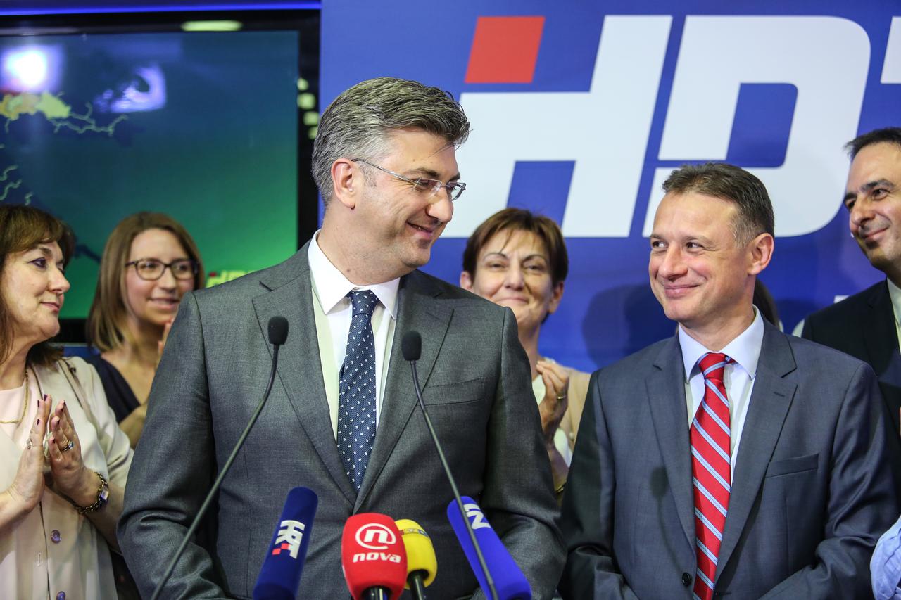 Andrej Plenković i Gordan Jandroković