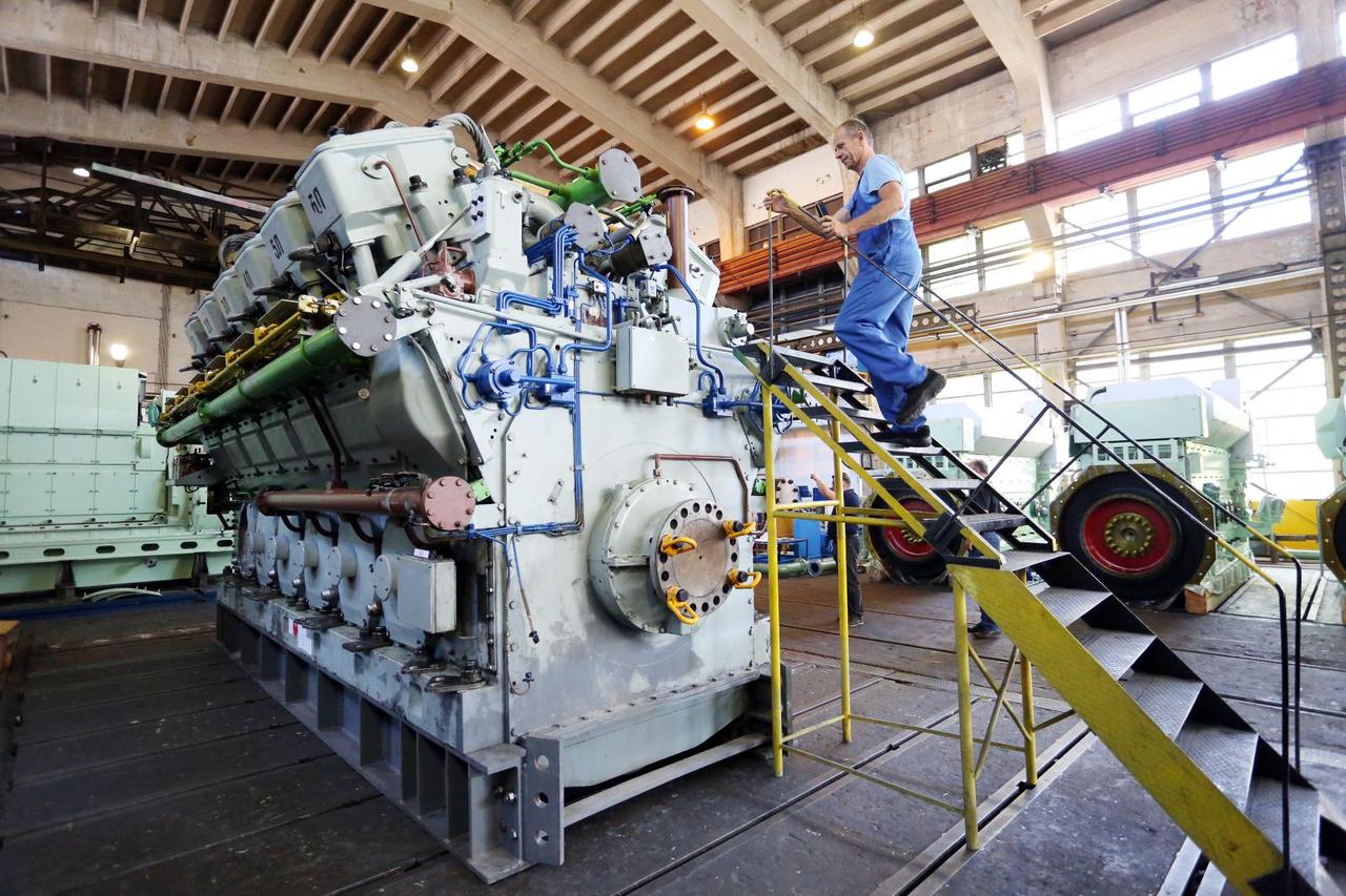 Dizelski motor iz nuklearne elektrane Smolensk